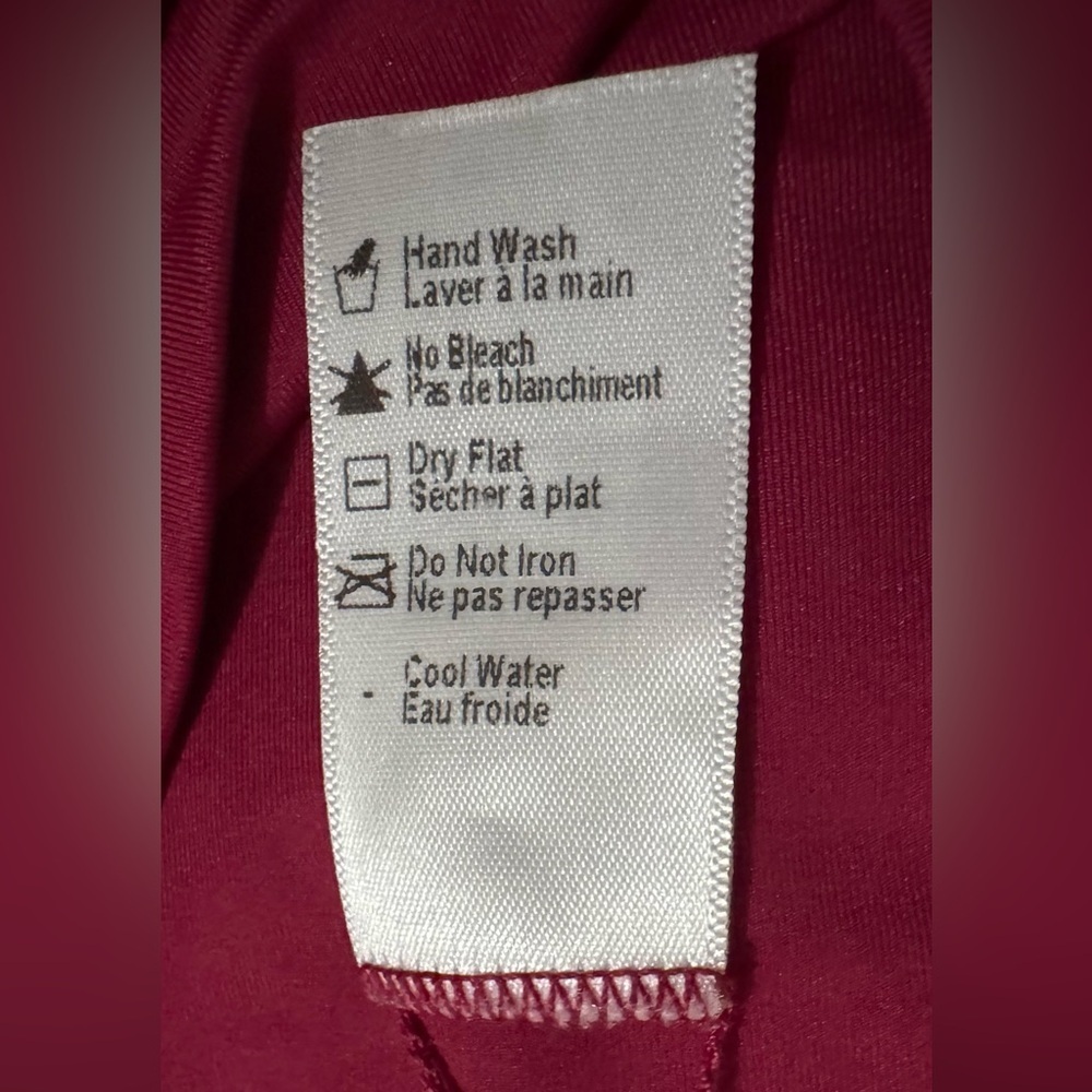 L*Space L Space Bitsy Cut Ribbed Bikini Bottoms In Cabernet SZ SP NWOT - Picture 10 of 11